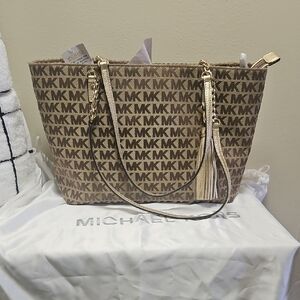 Michael Kors Brown Tote Bag